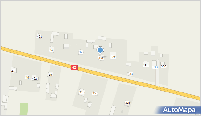 Wyszyna Rudzka, Wyszyna Rudzka, 32a, mapa Wyszyna Rudzka