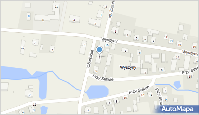 Wyszyny, Wyszyny, 14, mapa Wyszyny