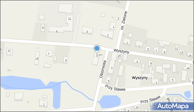 Wyszyny, Wyszyny, 16, mapa Wyszyny