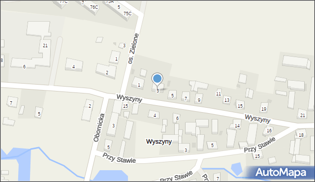 Wyszyny, Wyszyny, 24A, mapa Wyszyny