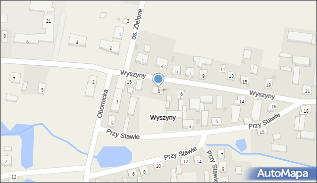 Wyszyny, Wyszyny, 27A, mapa Wyszyny