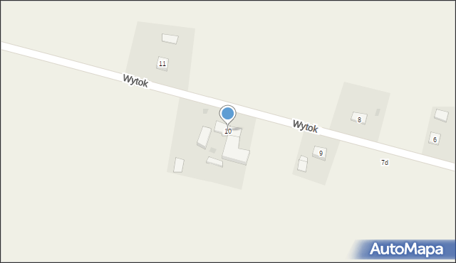 Wytok, Wytok, 10, mapa Wytok