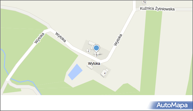 Wytoka, Wytoka, 3, mapa Wytoka