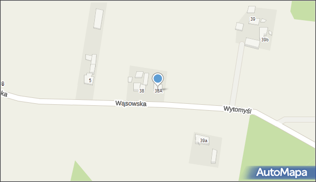 Wytomyśl, Wytomyśl, 38A, mapa Wytomyśl