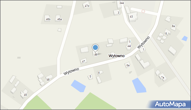 Wytowno, Wytowno, 46, mapa Wytowno