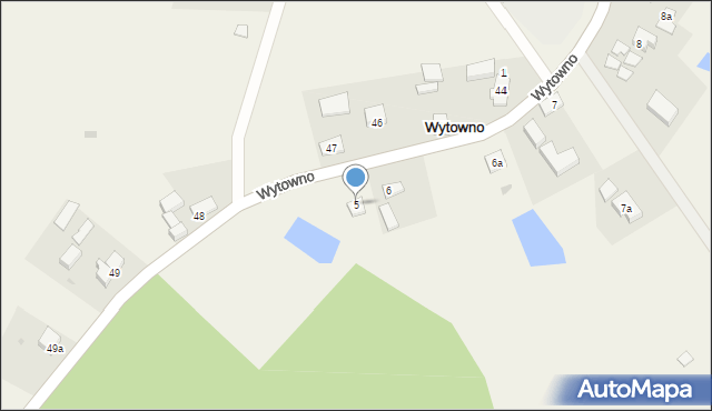 Wytowno, Wytowno, 5, mapa Wytowno