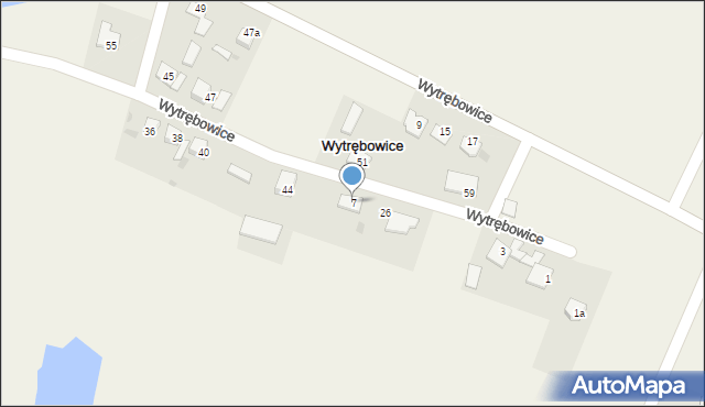Wytrębowice, Wytrębowice, 7, mapa Wytrębowice