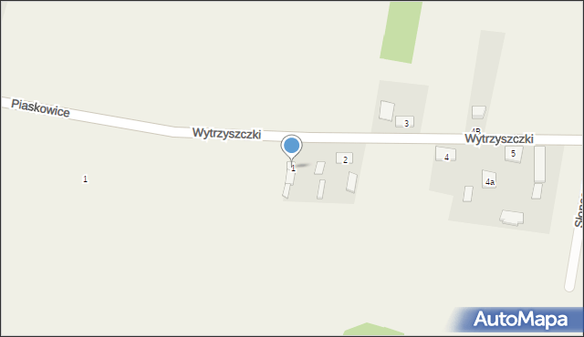 Wytrzyszczki, Wytrzyszczki, 1, mapa Wytrzyszczki