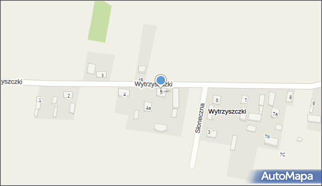 Wytrzyszczki, Wytrzyszczki, 5, mapa Wytrzyszczki