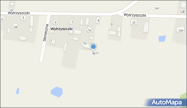 Wytrzyszczki, Wytrzyszczki, 7C, mapa Wytrzyszczki