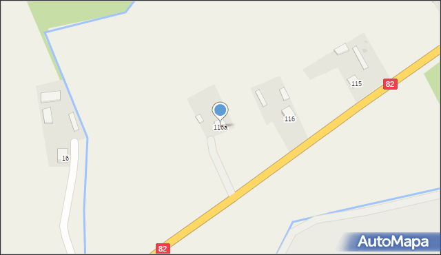 Wytyczno, Wytyczno, 116a, mapa Wytyczno