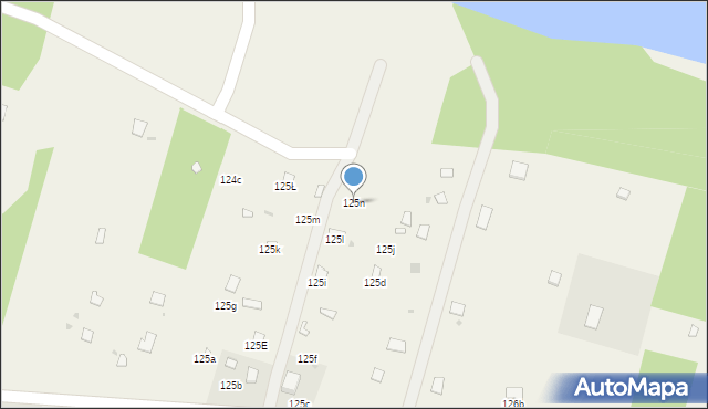 Wytyczno, Wytyczno, 125n, mapa Wytyczno