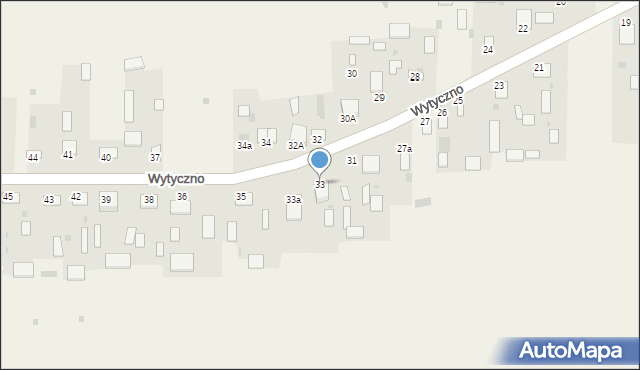 Wytyczno, Wytyczno, 33, mapa Wytyczno