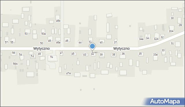 Wytyczno, Wytyczno, 42, mapa Wytyczno