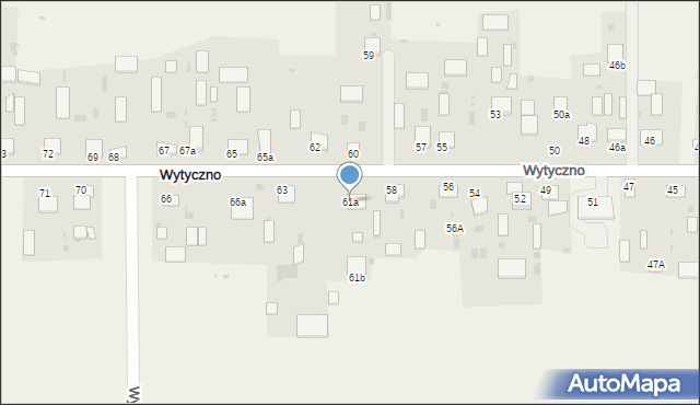 Wytyczno, Wytyczno, 61a, mapa Wytyczno