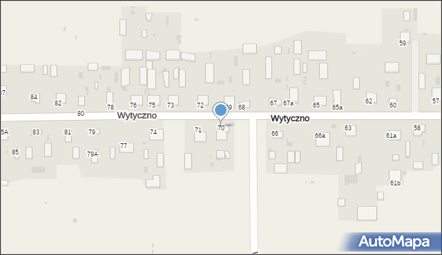 Wytyczno, Wytyczno, 70, mapa Wytyczno