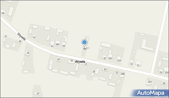 Wywła, Wywła, 35b, mapa Wywła