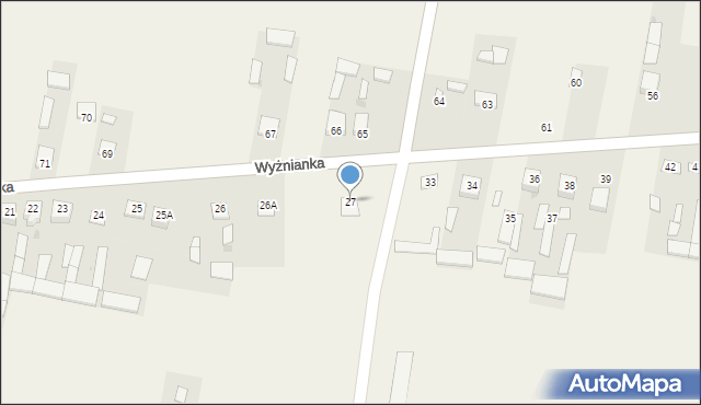 Wyżnianka, Wyżnianka, 27, mapa Wyżnianka