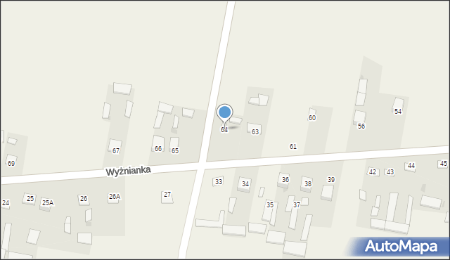 Wyżnianka, Wyżnianka, 64, mapa Wyżnianka