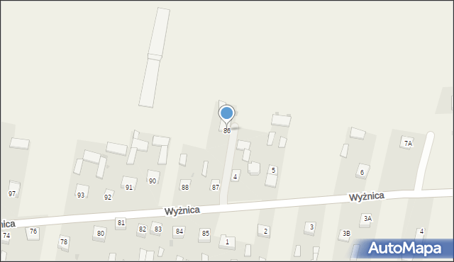 Wyżnica, Wyżnica, 86, mapa Wyżnica