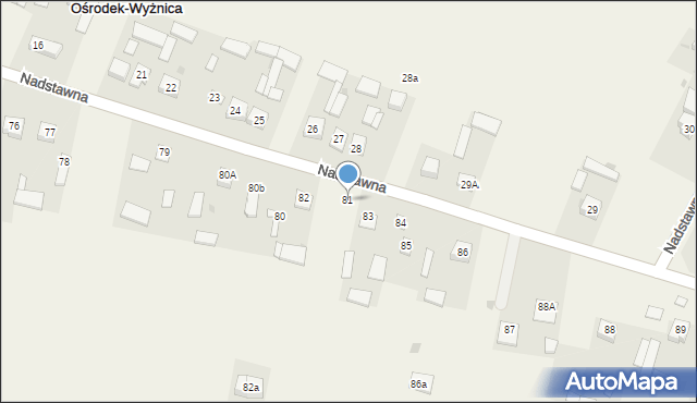 Wyżnica-Kolonia, Wyżnica-Kolonia, 81, mapa Wyżnica-Kolonia