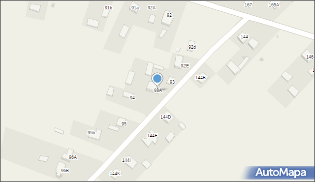 Wyżnica-Kolonia, Wyżnica-Kolonia, 93A, mapa Wyżnica-Kolonia
