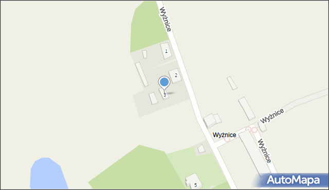 Wyżnice, Wyżnice, 3, mapa Wyżnice