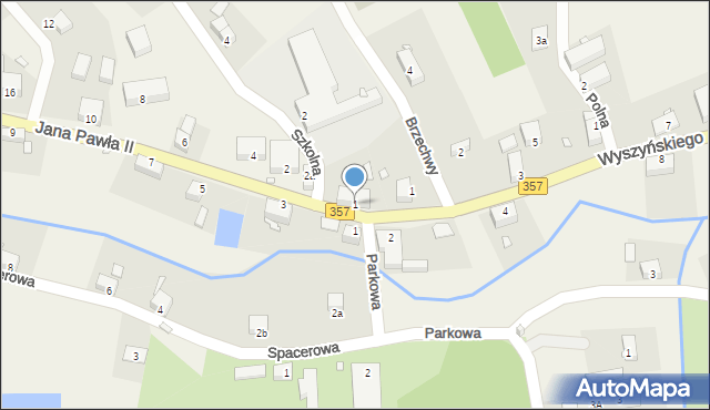 Zaręba, Wyszyńskiego Stefana, ks. prym. kard., 1, mapa Zaręba