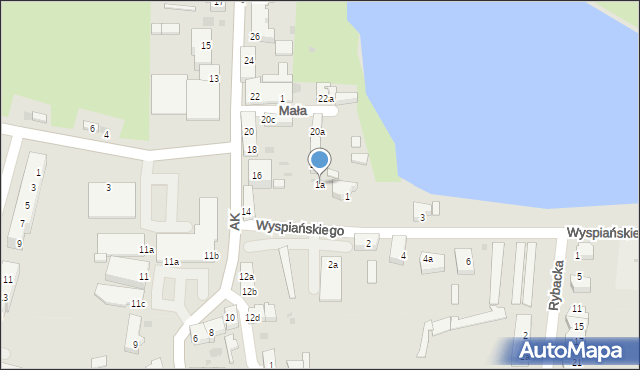 Żarów, Wyspiańskiego Stanisława, 1a, mapa Żarów