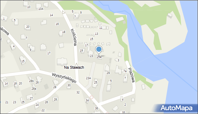 Zarzecze, Wyszyńskiego Stefana, ks. kard., 25a, mapa Zarzecze