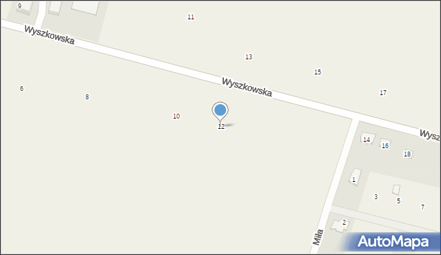 Zatory, Wyszkowska, 12, mapa Zatory