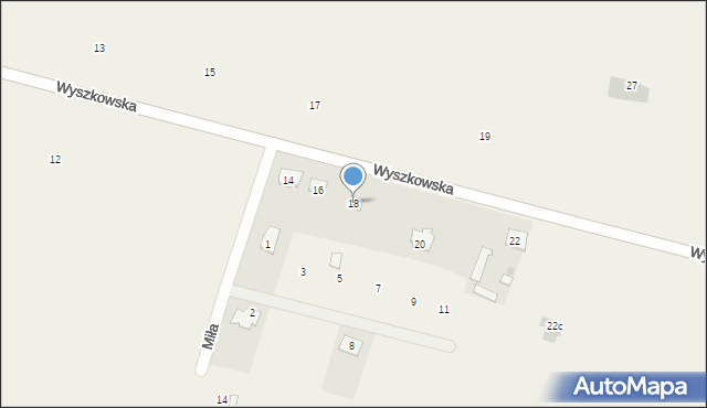 Zatory, Wyszkowska, 18, mapa Zatory