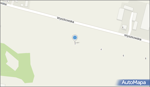 Zatory, Wyszkowska, 2, mapa Zatory