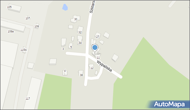 Zawiercie, Wypaliska, 9, mapa Zawiercie