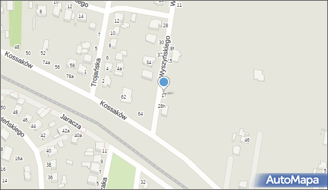 Zgierz, Wyszyńskiego Stefana, ks. kard., 17, mapa Zgierz