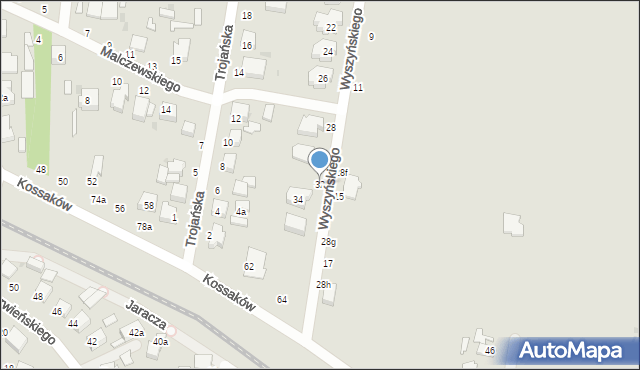 Zgierz, Wyszyńskiego Stefana, ks. kard., 32, mapa Zgierz
