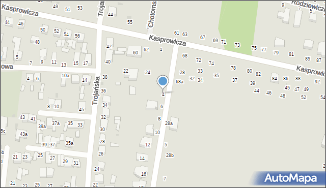 Zgierz, Wyszyńskiego Stefana, ks. kard., 4, mapa Zgierz