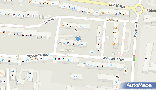 Zgorzelec, Wyspiańskiego Stanisława, 12, mapa Zgorzelec