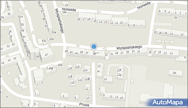 Zgorzelec, Wyspiańskiego Stanisława, 35, mapa Zgorzelec