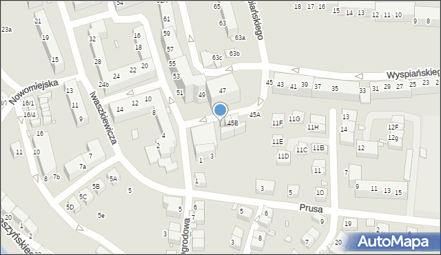 Zgorzelec, Wyspiańskiego Stanisława, 45C, mapa Zgorzelec