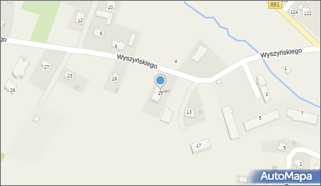 Żurawica, Wyszyńskiego Stefana, ks. kard., 15, mapa Żurawica