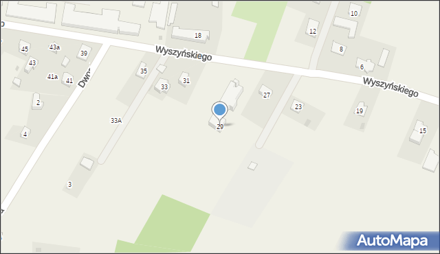 Żurawica, Wyszyńskiego Stefana, ks. kard., 29, mapa Żurawica