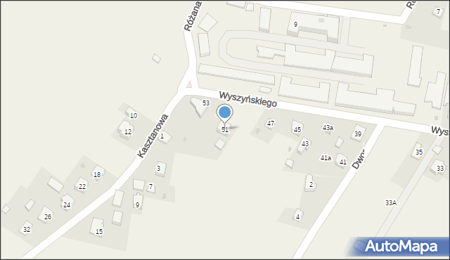 Żurawica, Wyszyńskiego Stefana, ks. kard., 51, mapa Żurawica