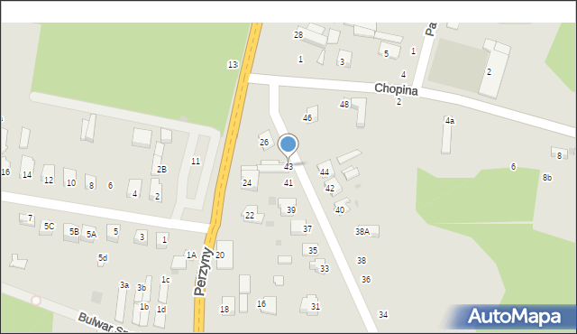 Zwoleń, Wyszyńskiego Stefana, ks. kard., 43, mapa Zwoleń