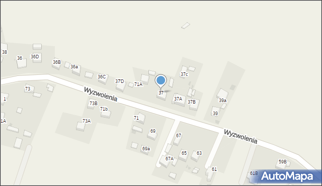 Zwonowice, Wyzwolenia, 37, mapa Zwonowice