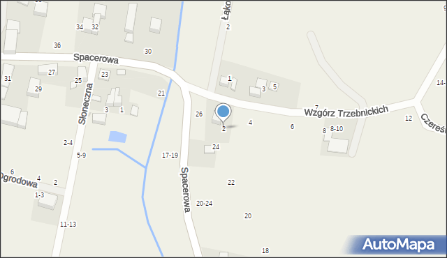 Piotrkowiczki, Wzgórz Trzebnickich, 2, mapa Piotrkowiczki