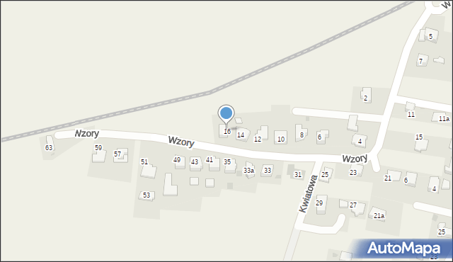 Spytkowice, Wzory, 16, mapa Spytkowice