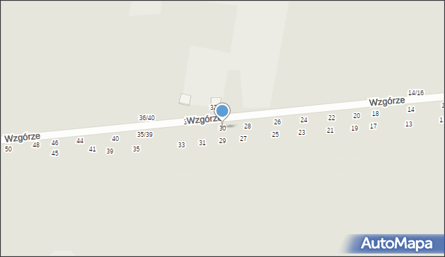 Tomaszów Mazowiecki, Wzgórze, 30, mapa Tomaszów Mazowiecki