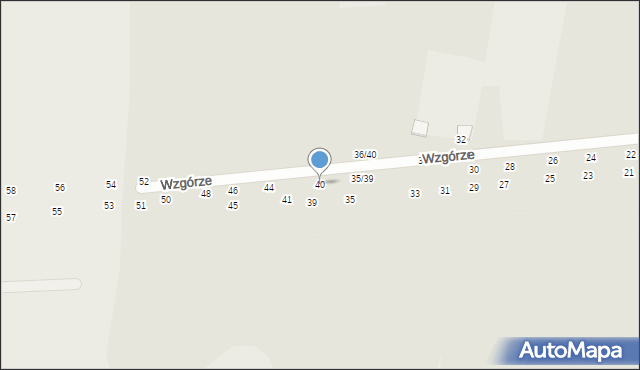 Tomaszów Mazowiecki, Wzgórze, 40, mapa Tomaszów Mazowiecki