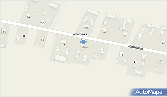 Ustków, Wzorówka, 9, mapa Ustków